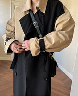Coming color trench coat (2 color) (6678012231798)