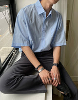 ASCLO Perfect Over Cotton Short Sleeve Shirt (5color)