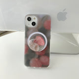 チューリップ - レインフラワーマグセーフスマホケース　ビーズトックセット