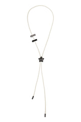 NO.482 [BLACK] STAR CODE LOCK NECKLACE