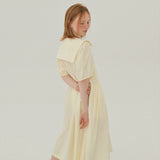 セーラーカラーロングドレス / SAILOR COLLAR LONG DRESS_LEMON