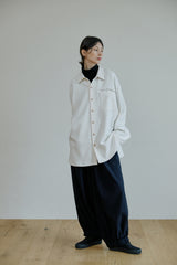 ユニセックスジョガーバルーンパンツ / unisex jogger balloon pants navy