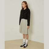 アズールショートカーディガン / Azure short cardigan (black)