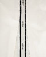 [REORDER] Pleated Logo-Tape Trousers _ White