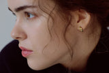 [14K] Double Drop One-touch Earrings