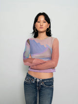 メッシュトップ / X Heeyajenny Mesh Top (4590661206134)