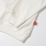 WHITE STAR FLOWER SWEATSHIRT