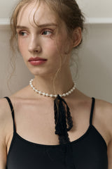 [Pre-order] Dahlia Pearl Necklace (Production takes 3-7 days)