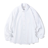 Washed Oxpord Shirt S87 White (6622419353718)