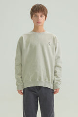 Uロゴ ピグメント スウェットシャツ ベージュ / U LOGO PIGMENT SWEATSHIRTS [BEIGE] (4413964517494)