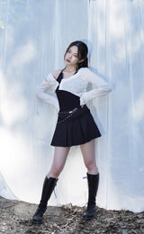 マリリンニットホルター / Marilyn knit halter - black