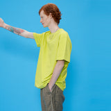 OTHER-Logo T-shirt [Lime] (6592458391670)