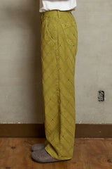 ARGYLE EMBROIDERED PANTS