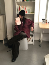 テイシングキャットウォッシングポケットワイドデニムパンツ