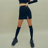 ポイントスリットミニスカート / HIDE Slit Skirt (4606068359286)