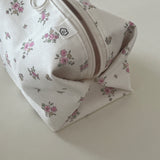 SPRING FLOWER ZIPPER POUCH