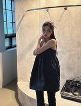 ベルベットピンタックシャーリングブーツカットパンツ