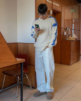 バリカチオン ワイドデニムジーンズ/Bali cation wide denim jeans 3color