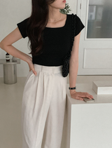[SHOPPERMADE] Square Raglan Short Sleeve T-Shirt (6color)