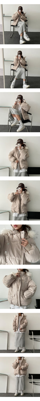 VIXX Raccoonfer Hooded Padded Jacket