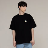 ドローイングフラワーバックロゴショートスリーブTシャツ / Drawing Flower Backlogo Short-Sleeved T-Shirt