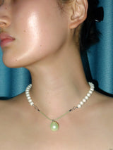 Green Drop Necklace