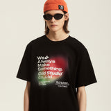 オードグラデーションプリントTシャツ/ODD Gradient Print T-shirt - 2COLOR