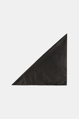 Dbel Embroider Leather Scarf (Black) (4643641786486)