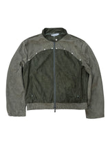 two-tone suede jacket 