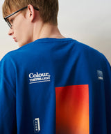 COLOR GRADIENT T-SHIRT (BLUE) (6586504413302)