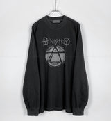 (ユニセックス) ミニットピギーダイイングオーバーロングスリーブTシャツ / (Unisex) Minute Piggy Dying Over Long Sleeve T (2 colors)