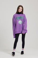 POMPEI VARSITY SWEATSHIRT [VIOLET] (6613792587894)