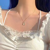 Luv in bear necklace (6657695809654)