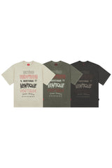 VENTIQUE ピグメントロゴ半袖Tシャツ