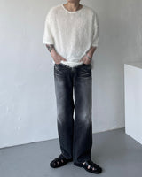 90's ソルモヘアショートスリーブTシャツ / 90's Sol Mohair Short-Sleeved T-Shirt (3 colors)