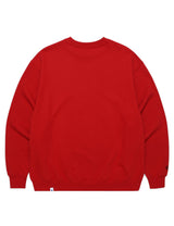 セラーロゴ刺繡スウェットシャツ/SELLER LOGO EMB SWEATSHIRT RED(CV2CFUM460A)