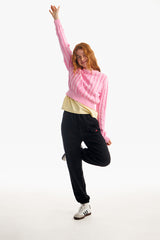 スモールチェリージョガーパンツ／SMALL CHERRY JOGGER PANTS [BLACK]