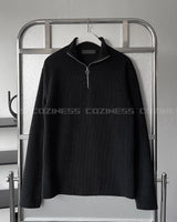 EN Warmer semi zip-up turtleneck (3 colors)