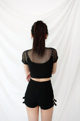 アイレットブラトップ / TOP(6587) eyelet bra top