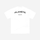 プラネットTシャツ / 'PLANÈTE' T-Shirt (White / Black)