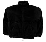 Pleddy Rabbit Fur Zip Up Jacket (5color) (6617705087094)