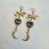 ムーンウィッチイヤリング / Moon Witch Earring - Black Diamond