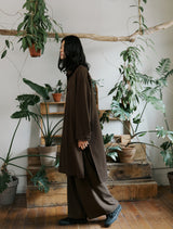 unisex jungle long shirts brown
