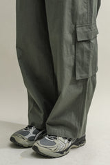 ユーティリティポケットパンツ / UTIL POCKET PANTS-HERRINGBONE KHAKI
