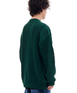 939パネルメッシュニット/939 PANELED MESH KNIT (GREEN)