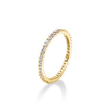 1MM プロング セッティング テニス リング / 1MM Prong Setting Tennis Ring (gold)