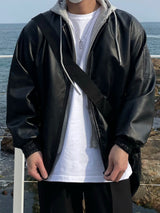 メリーディタッチャブルフーディライダージャケット / MELLY DETACHABLE HOODY RIDER JACKET(2COLOR)