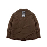 [UNISEX] Reversible Padded Cardigan Coat (Brown) (6656655294582)