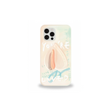 [セット] リーフシリーズ : スプリングブリーズフォンケース + アンスリウムスマホグリップ / [SET] Leaf series : Spring breeze phone case + Anthurium tok