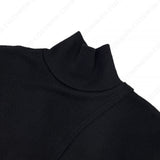 ツーウェイスリットニットウェア/OW Two-way Slit Turtleneck Knitwear (3 colors)